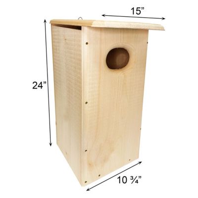 Image showing  Wood Duck House, 15 in. x 10.75 in. x 24 in.