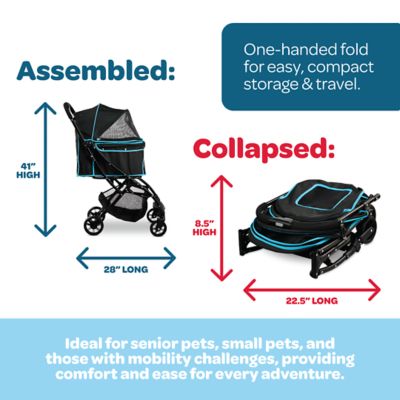 Image showing  Deluxe Fold and Go Pet Stroller