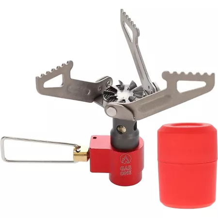 Gas One Titanium Isobutane Backpacking Camping Stove Camp Grill & Stove Accessories