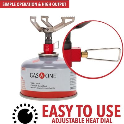 Image showing  Titanium Isobutane Backpacking Camp Stove