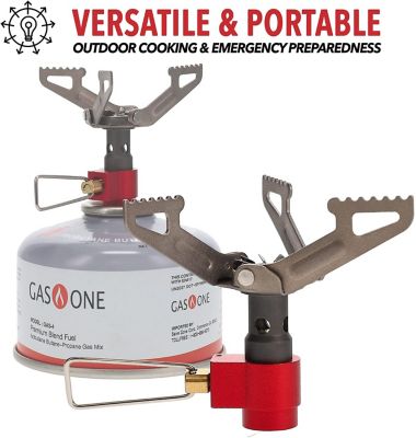 Image showing 5 th Gas One Titanium Isobutane Backpacking Camp Stove