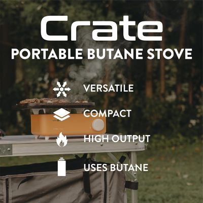 Image showing  Portable Butane Camp Stove, Orange