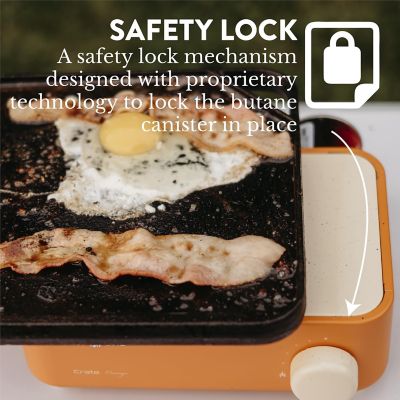 Image showing  Portable Butane Camp Stove, Orange