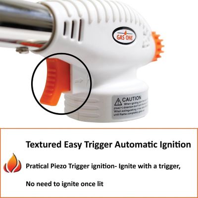 Image showing 4 th Gas One 8 oz. Butane Canister Torch with Anti Flaring