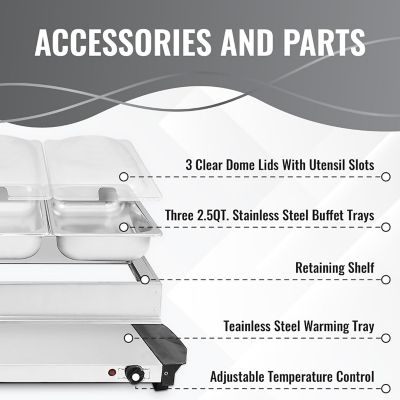 Image showing 6 th Alpha Living Electric Food Warmer