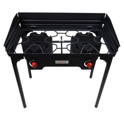 Image showing  Propane Double Burner with Windscreen