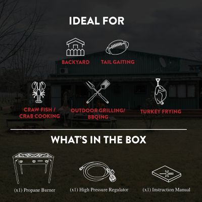 Image showing  Propane Triple 3 Burner