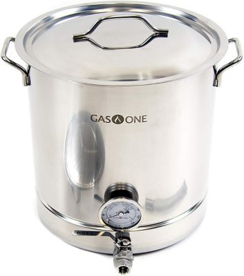 Gas One 64 qt. Stainless Steel Home Brewing Pot Complete Set
