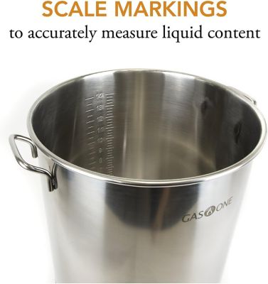 Image showing  64 qt. Stainless Steel Home Brewing Pot Complete Set