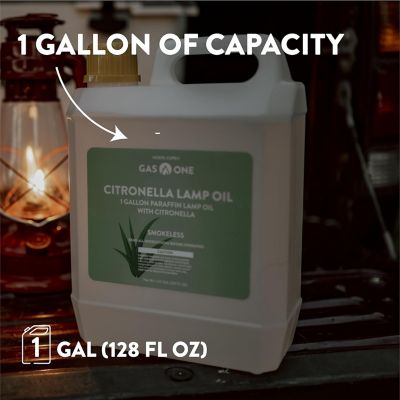 Image showing 5 th Gas One Mosquito Repellent Lamp Oil Cintronella Scent