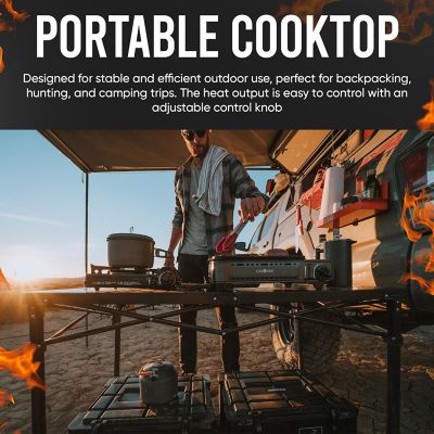 Image showing  Portable Outdoor Grill Dual Fuel Propane or Butane
