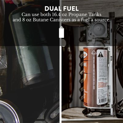 Image showing 5 th Gas One 7,650 Portable Dual Fuel Stove Propane or Butane