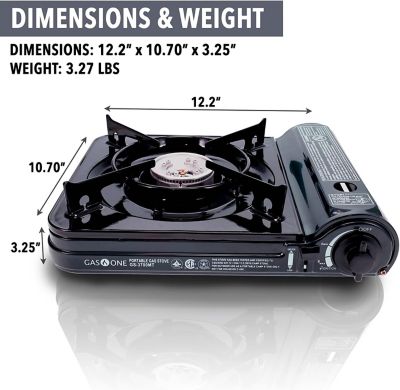Image showing  10,000 BTU Portable Butane Camp Stove