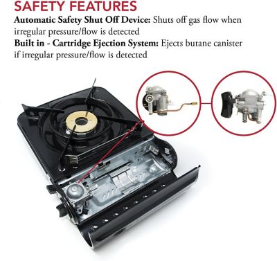 Image showing  11,000 BTU Portable Butane Stove