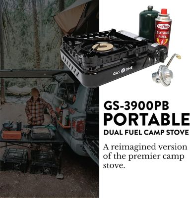 Image showing  15,000 BTU Portable Dual Fuel Stove Propane or Butane