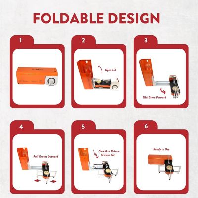 Image showing  Collapsible Portable Butane Stove, GS-8300SB