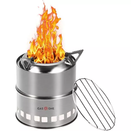 Gas One Outdoor Portable Stainless Steel Camping Stove Camp Grill & Stove Accessories