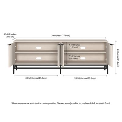 Image showing  Montello Rectangular TV Stand