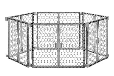 Carlson Pet Products 2-in-1 Plastic Gate and Pet Pen