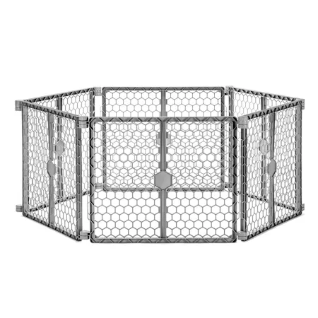 Carlson Pet Products 2-in-1 Plastic Pet Gate and Enclosure Pet Gates