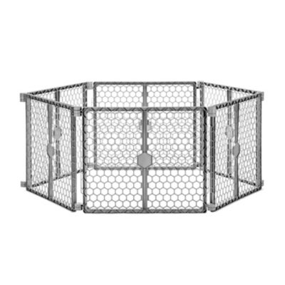 Image showing  2-in-1 Plastic Gate and Pet Pen