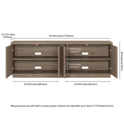 Image showing  Hanson Rectangular TV Stand for TVs Up to 75 in.