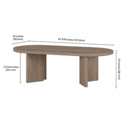 Image showing  Alma Oval Coffee Table