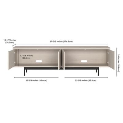 Image showing  Abington Rectangular TV Stand for TVs Up to 75 in.