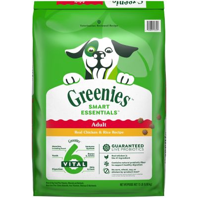 Greenies Dry Dog Adult Chicken, 15 lb.