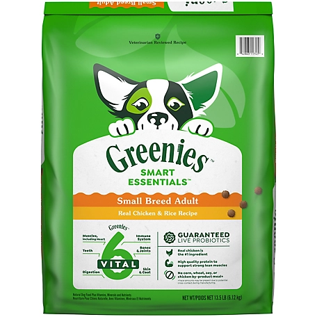 Greenies Dry Dog Small Breed Chicken, 13.5 lb.