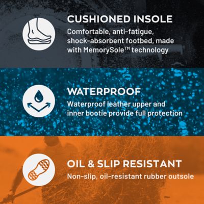 Image showing  Men's Steel Toe Moc Contractor's Boots