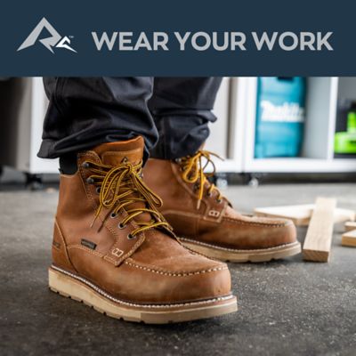 Image showing 6 th Ridgecut Men's Steel Toe Moc Contractor's Boots