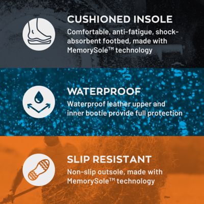 Image showing 3 th Ridgecut Men's Moc Toe 6 in. Work Boots