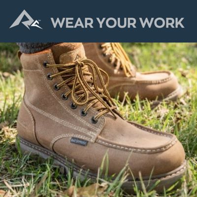 Image showing 5 th Ridgecut Men's Moc Toe 6 in. Work Boots