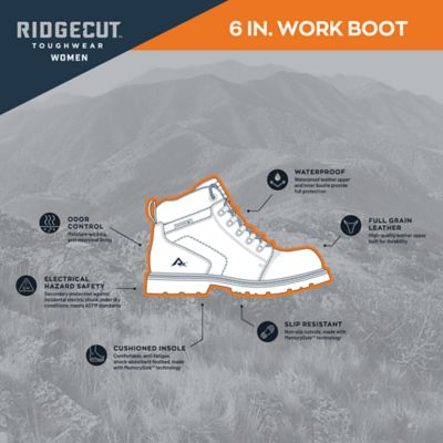 Image showing 5 th Ridgecut Women's 6 in. Work Boot