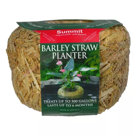 Summit Barley Straw for Planters - Mini - 3 oz Treats 500 gal. Pond Cleaners & Chemicals