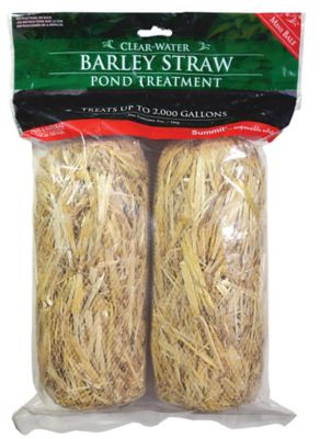 Summit Barley Straw for Planters, Med, 8 oz. Treats 1,500 gal.