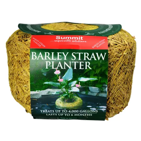 Summit barley straw for planters -Lg - 14 oz Treats 4 000 gallons. Pond Cleaners & Chemicals