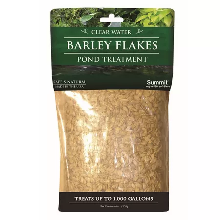 Summit Barley Flakes Pond Treatment Treats 1 000 gal. Pond Cleaners & Chemicals