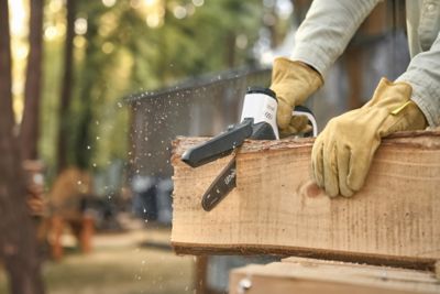 Image showing  6 in. 20V Cordless Mini Chainsaw, Battery and Charger Included