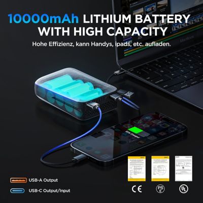 Image showing 9 th Litheli 6 in. 20V Cordless Mini Chainsaw, Battery and Charger Included
