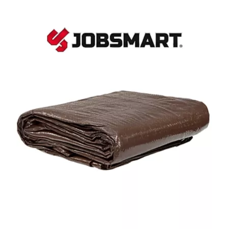 JobSmart Tarp 20 x 30 Brown/Green Medium Poly Tarps