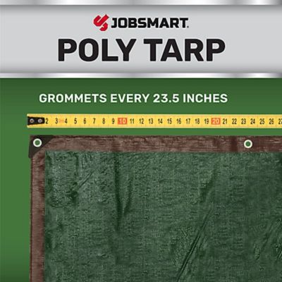 Image showing  Tarp 20 x 40, Brown/Green Medium Poly