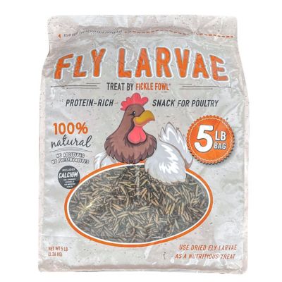 Fickle Fowl Black Soldier Fly Larvae Poultry Treats