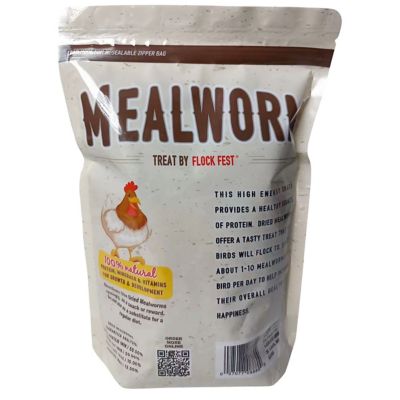 Image showing 5 th Flock Fest Dried Mealworms Poultry Treats, 6 pk.