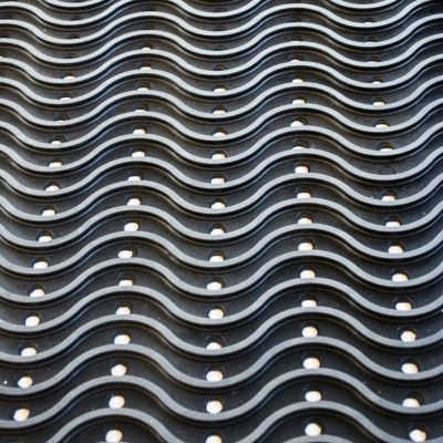 Image showing  3 ft. x 5 ft. Rubber Boot Scraper Wave Mat, 2 pk.