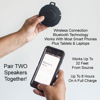 Image showing  Waterproof Bluetooth Speaker 2 pk.