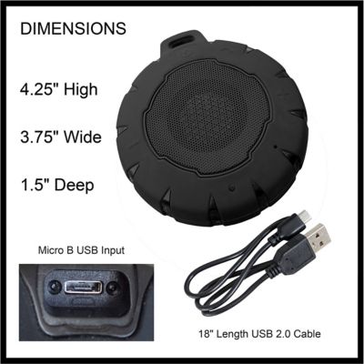 Image showing  Waterproof Bluetooth Speaker 2 pk.