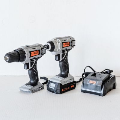 Pro-Series Impact Driver Set with 20V Lithium-Ion Rechargeable Battery and Charger