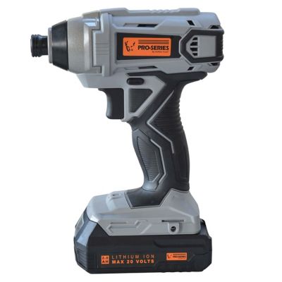 Image showing 2 th Pro-Series 5 pc. Combo Kit and Impact Driver Set with a 20V Rechargeable Battery and a Rechargeable Battery